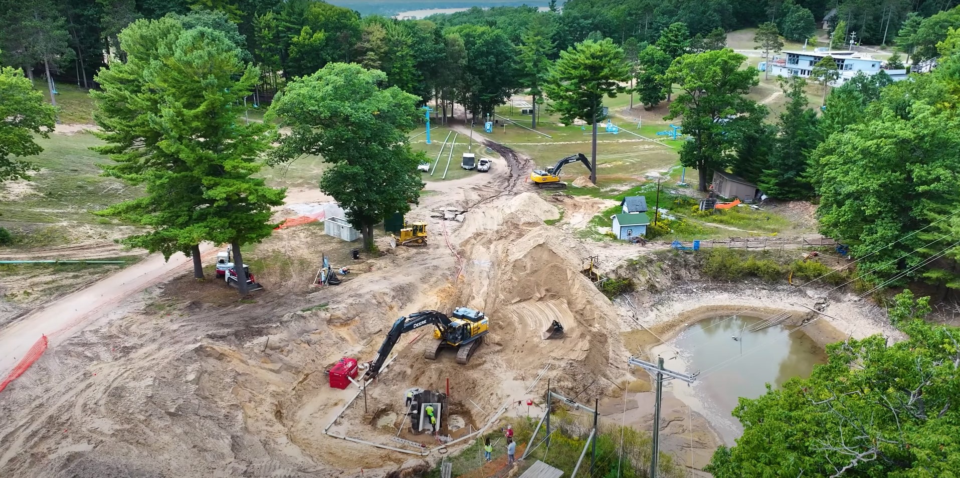 construction company drone