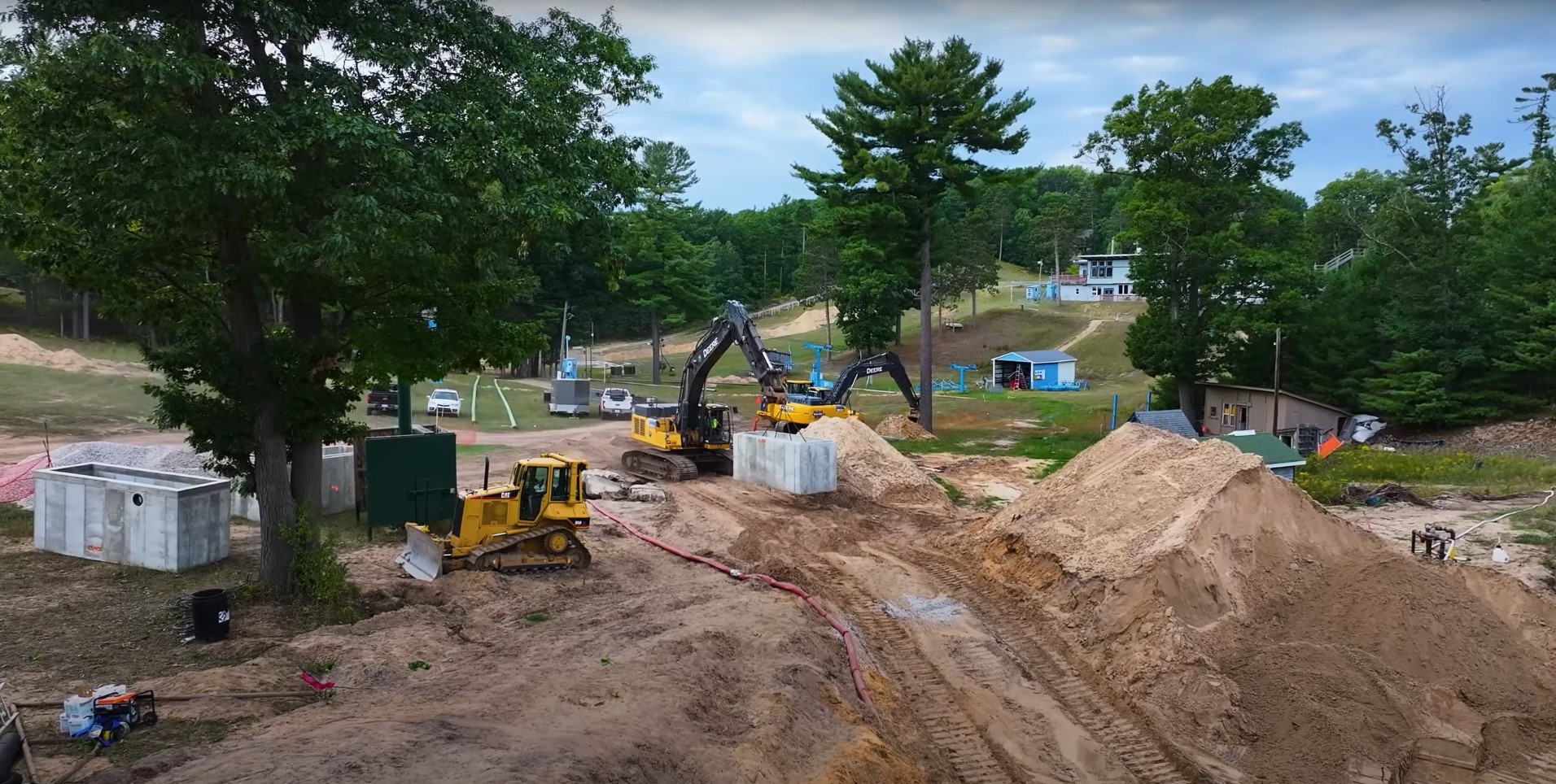 construction company drone